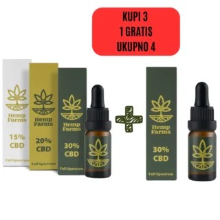CBD ulje Combo 15% + 20% + 30% (6.500 mg)