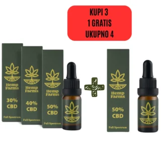 CBD ulje Combo 30% + 40% + 50% (12.000 mg)